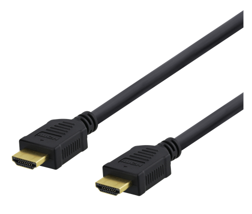 HDMI-kaapeli, High-Speed Premium, 1 M, Ethernet, 4K UHD, Musta