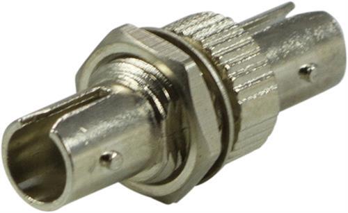 Kuituliitoksen Jatkokappale, ST-ST, Multimode, Simplex, Keraaminen, Metalli