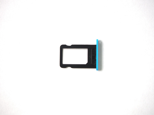 iPhone 5C Sim kortinlukija kelkka - sininen