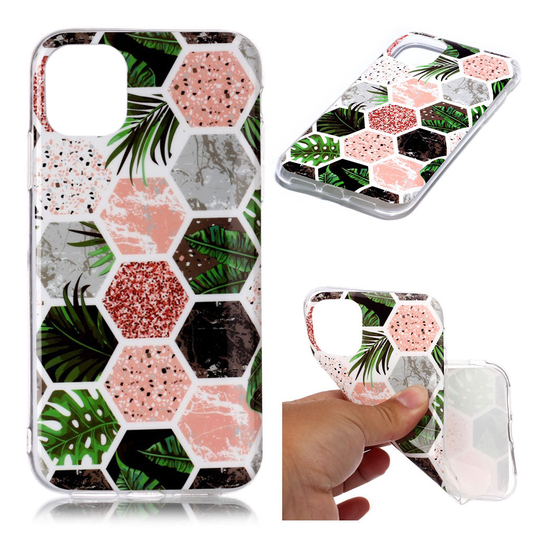 Marble iPhone 11 Pro kuoret - Multi-Heksagon Kuvio