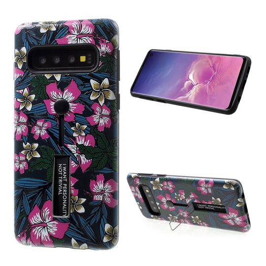 Samsung Galaxy S10 kohokuvioitu hybridi suojakotelo - Style R