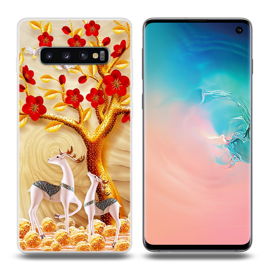 Samsung Galaxy S10 Plus kuvioitu suojakotelo - Poro ja Puu
