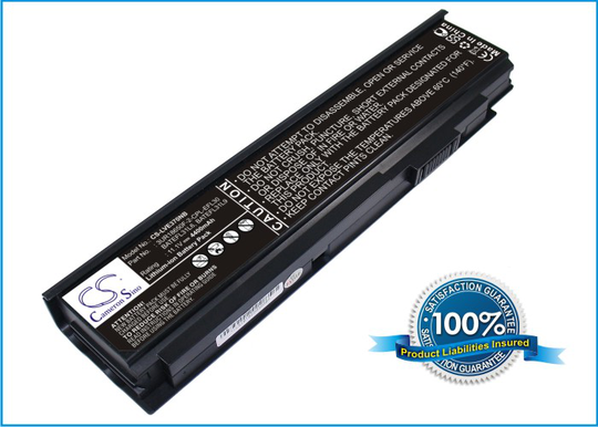Lenovo Y100 E370 akku 4400 mAh - Musta