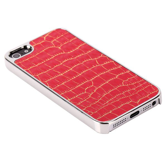 RaptorCase - Kromi Reunus (Punainen) iPhone 5 Suojakuori