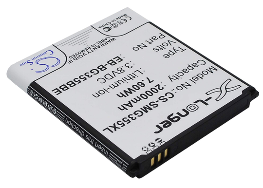 Samsung Galaxy Core 2 Galaxy Core Lite SM-G355 akku 2000 mAh