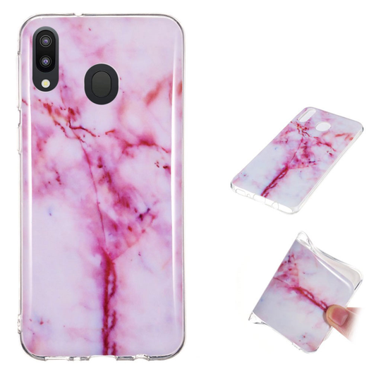 Marble Samsung Galaxy M20 kuoret - Rose Marmori