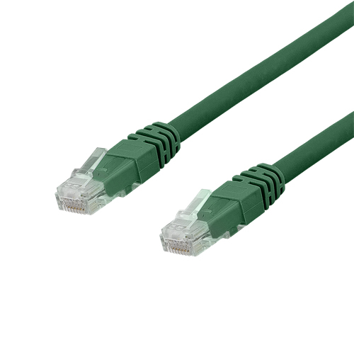 U/UTP Cat6a Patch Cable, Delta Cert, LSZH, 0.3m, Green