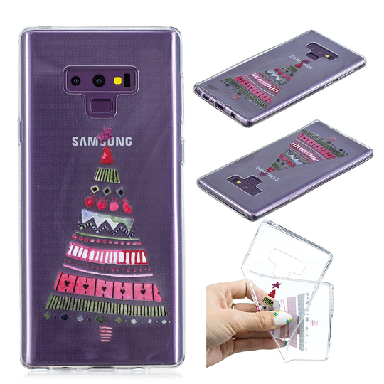 Samsung Galaxy Note9 joulukuviollinen joustava pehmeä geeli silikooni muovinen takasuoja kuori - Värikäs Joulukuusi