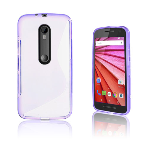 Lagerlöf Motorola Moto G 3rd Gen Kuori - Violetti