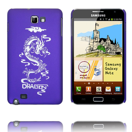 Dragon Frosted (Violetti) Samsung Galaxy Note Suojakuori