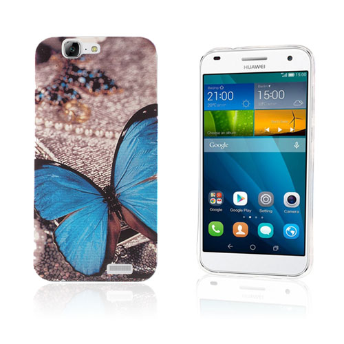 Westergaard Huawei Ascend G7 Kuori - Sininen Perhonen