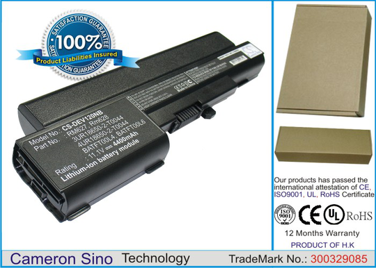Dell Vostro 1200 akku 4400 mAh