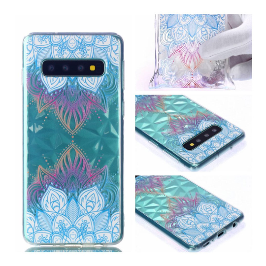 Samsung Galaxy S10 Plus 3D embossed case - Lotus