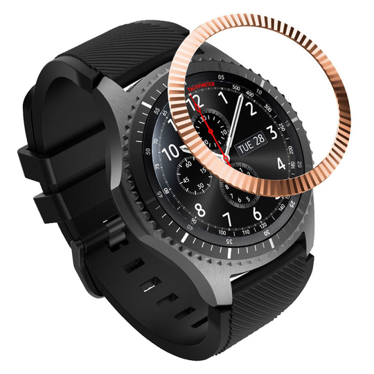 Samsung Gear S3 Frontier fabric watch frame - Rose Gold
