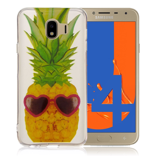 Samsung Galaxy J4 (2018) kuvioinen printti ohut suojakotelo - Ananas