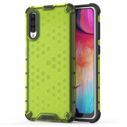 Bofink Honeycomb Samsung Galaxy A50 kuoret - Vihreä