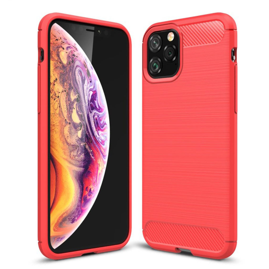 Carbon Flex iPhone 11 Pro kuoret - Punainen