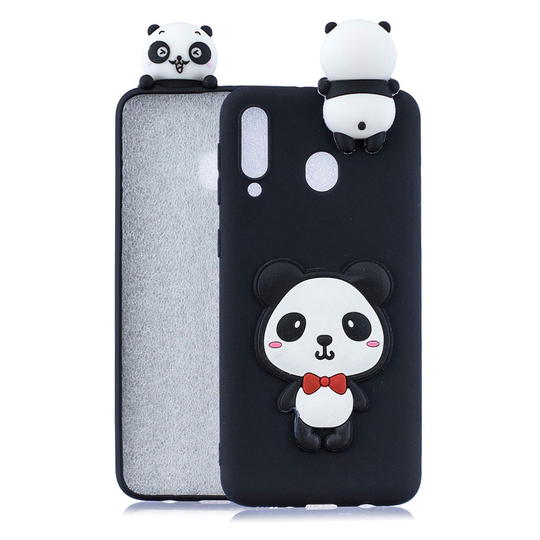 Cute 3D Samsung Galaxy A40 kuoret - Komea Panda