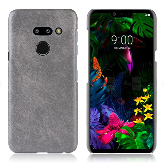 LG G8 ThinQ litsi pintainen suojakotelo - Harmaa