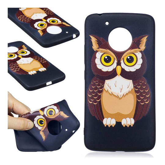 Motorola Moto G5 uniikki suojakuori - Pöllö