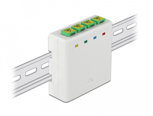This Fiber Optical Junction Box By Delock Can Accommodate Up To Four SC Simplex Or LC Duplex Fiber O