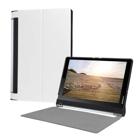 Lenovo Tab 3 Plus 10 PU leather flip case - White