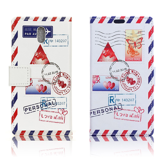 Samsung Galaxy J7 (2017) vintagetyylinen nahkakotelo - Rakkausposti