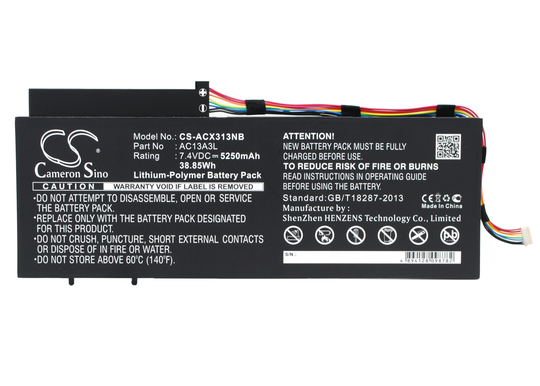 Acer Aspire P3-171 Aspire P3-171-3322Y2G06as Aspire P3-171-6820 akku 5250 mAh