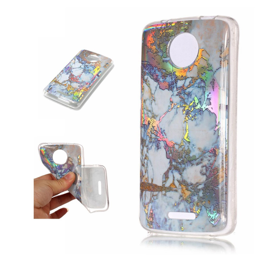 Motorola Moto C design suojakuori - Värikäs