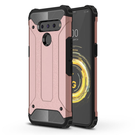 Armour Guard LG V50 ThinQ kuoret - Ruusukulta