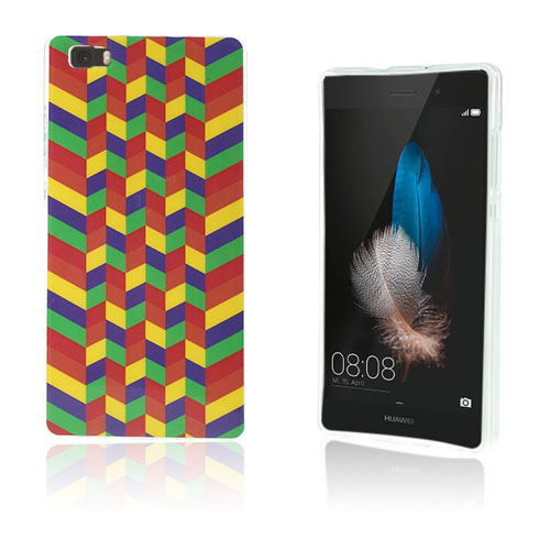 Westergaard Huawei Ascend P8 Lite Kuori - Värikäs Kalanruotokuvio