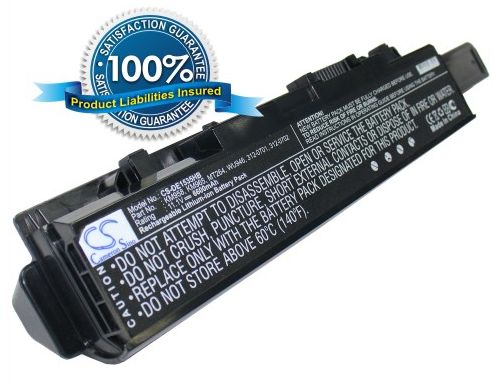 Dell Studio 1535 Studio 1536 Studio 1537 Studio 1555 Studio 1557 akku 6600 mAh Musta