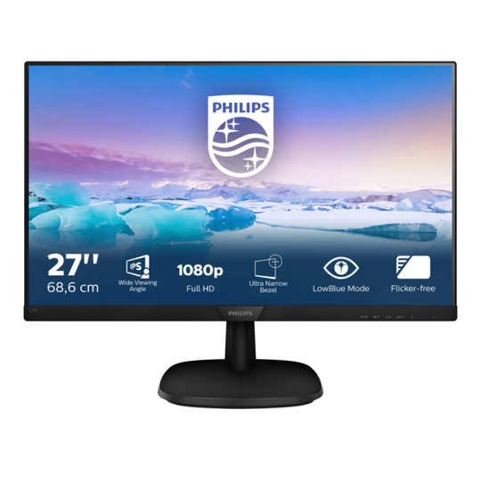 PHILIPS 273V7QDSB 27" FHD IPS HDMI/DVI/VGA