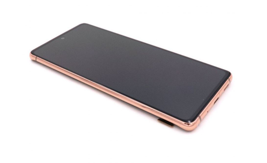 Samsung Galaxy S20 FE 5G Näyttö rungolla - Oranssi (Alkuperäinen)