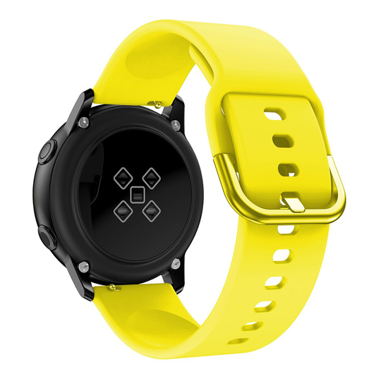 Samsung Galaxy Watch Active 20mm replacement watchband - Yellow