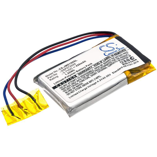 JBL GO FF JBL Go JBLGOBLK akku 420mAh