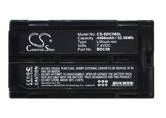 Sokkia CX CX Total Stations CX-101 akku 4400mAh