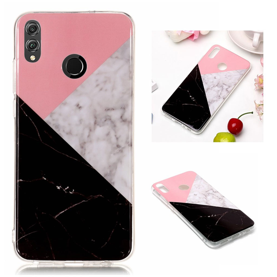 Marble Honor 8X kuoret - Vaaleanpunainen / valkoinen / musta