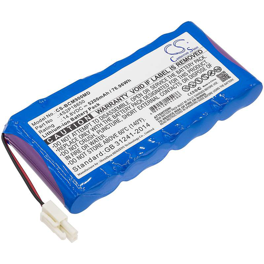 Biocare PM900 PM900 Patient Monitor PM900S akku 5200mAh