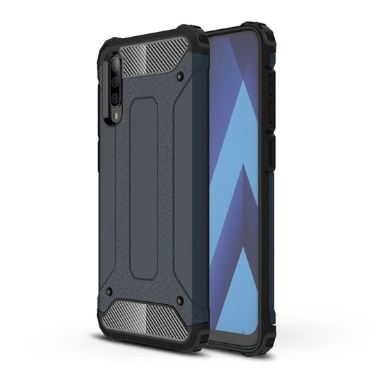 Samsung Galaxy A70 armor guard hybrid case - Dark Blue
