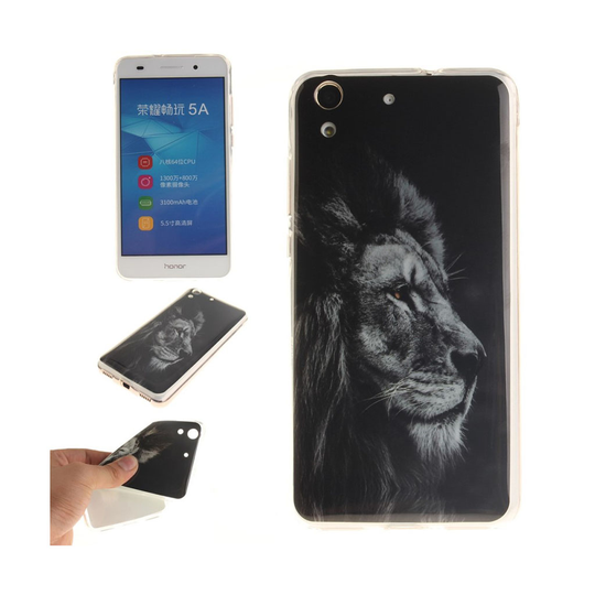 Huawei Y6 II Suojaava Kuori - Surullinen Leijona