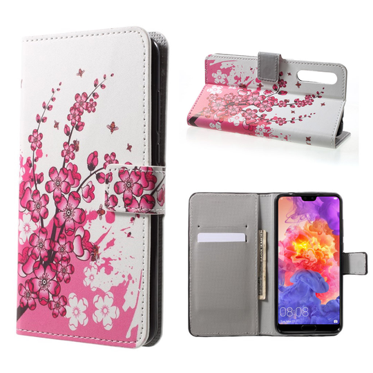 Huawei P20 Pro ainutlaatuinen suojakotelo - Kirsikankukat