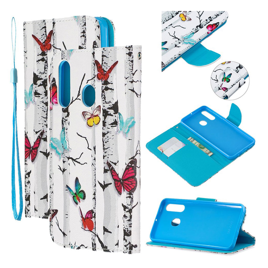 Wonderland Samsung Galaxy A60 kotelot - Eläviä perhosia