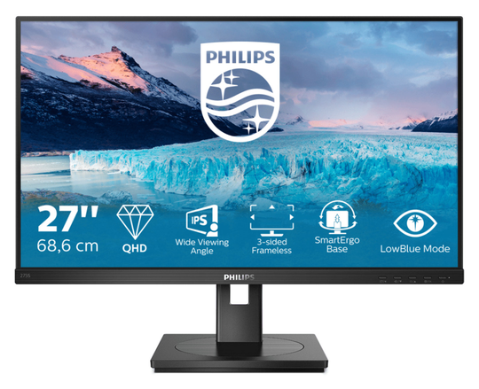 PHILIPS 275S1AE 27" QHD IPS HAS DP/HDMI/DVI
