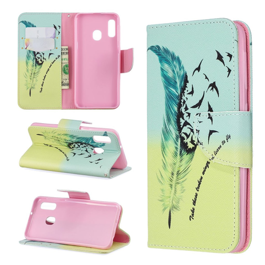 Wonderland Samsung Galaxy A20e kotelot - Sulka Kuvio