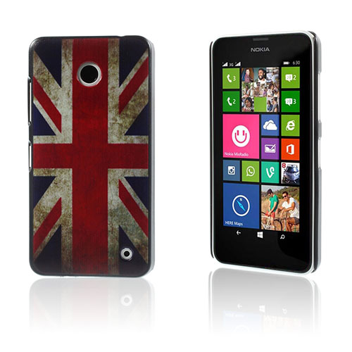 Persson Nokia Lumia 630/635 Kuori - Vanhanaikainen Britannian Lippu