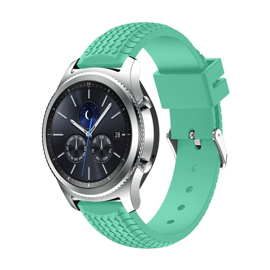 Trendikäs vaihtoranneke Samsung Gear S3-kellolle - Syaani