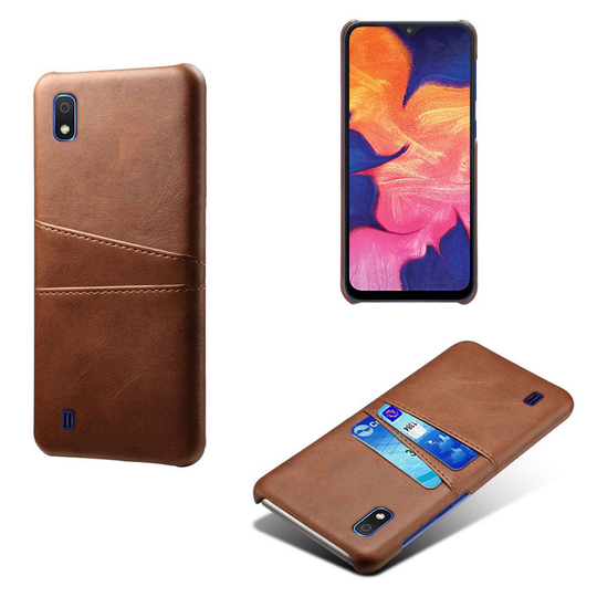 Dual Card Samsung Galaxy A10 kuoret - Ruskea