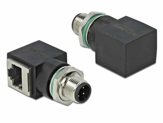 This Industrial Ethernet Adapter By Delock Can Be Used To Connect Various Components With M12 Connec