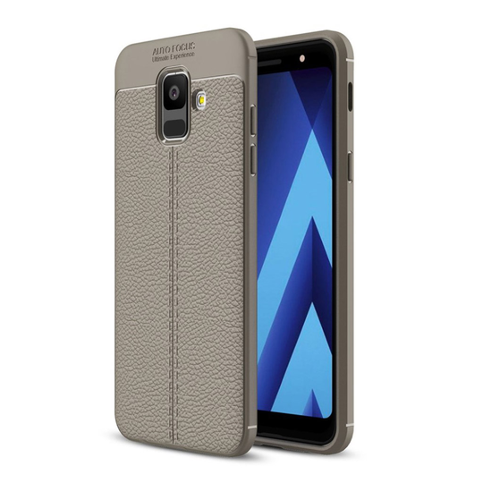 Samsung Galaxy A6 Liitsihedelmän Jyvä TPU Takasuoja Kuori - Harmaa